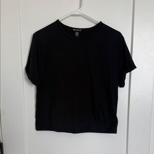 Athleta Classic Black Short Sleeve Tee